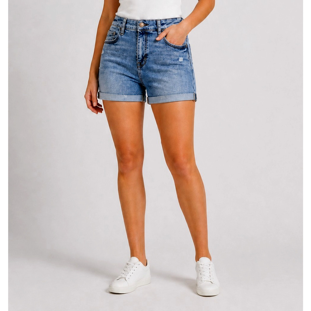 NEW Arizonia Repreve Shortie Jean Shorts Denim Womens Juniors 13 Mid-Rise Modern